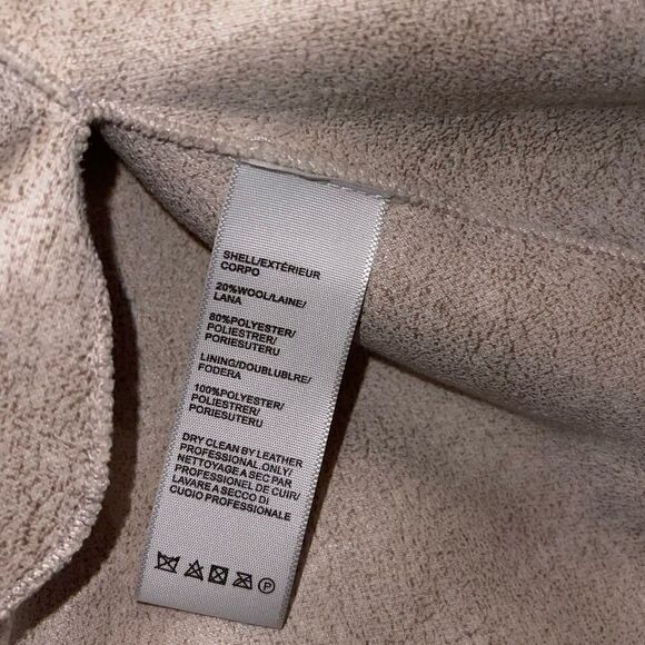 Rebecca Minkoff Harper Sherpa Teddy Wool Shacket Coat in Ecru | SZ XS - Picture 5 of 7